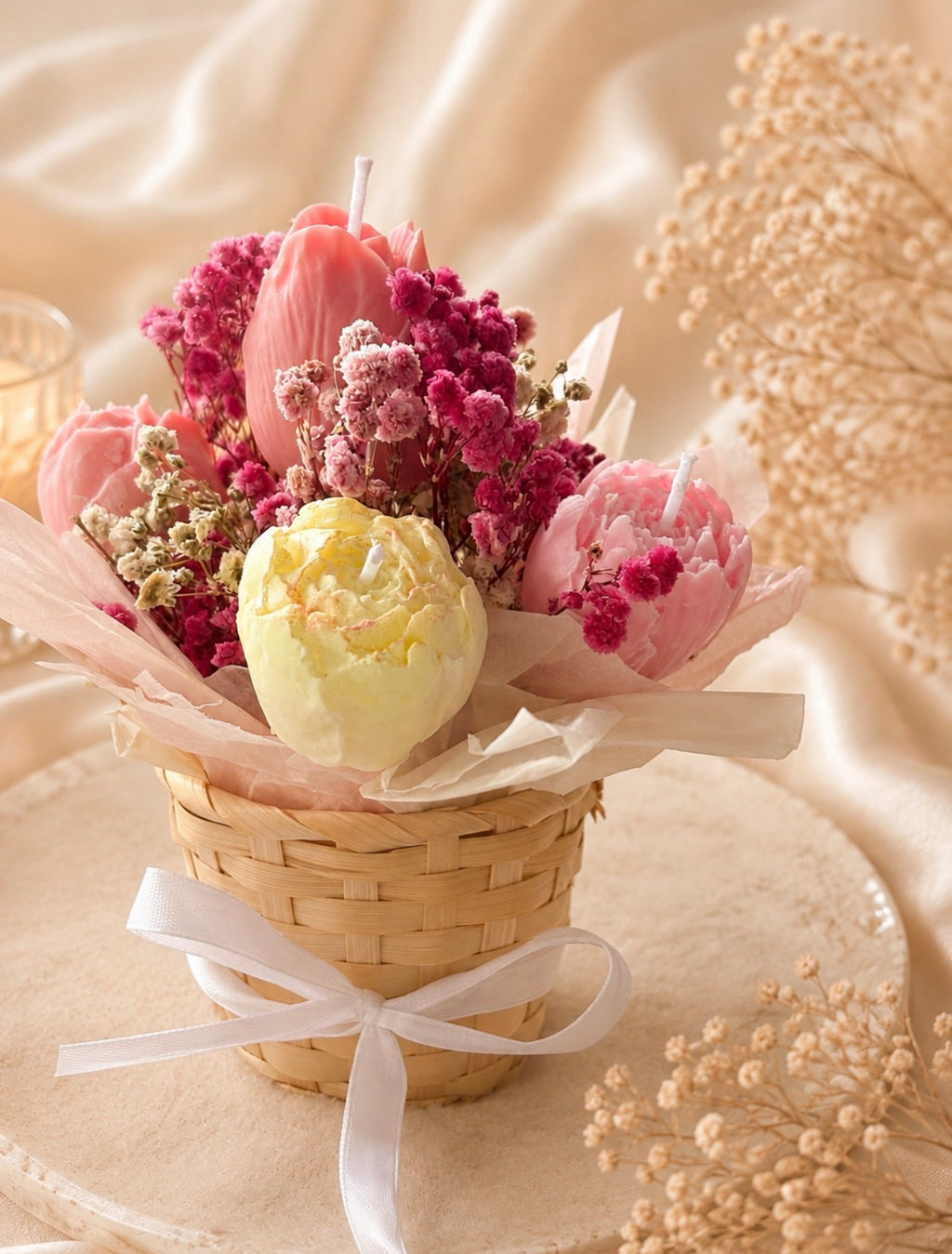 Mini Bloom Candle Bouquet