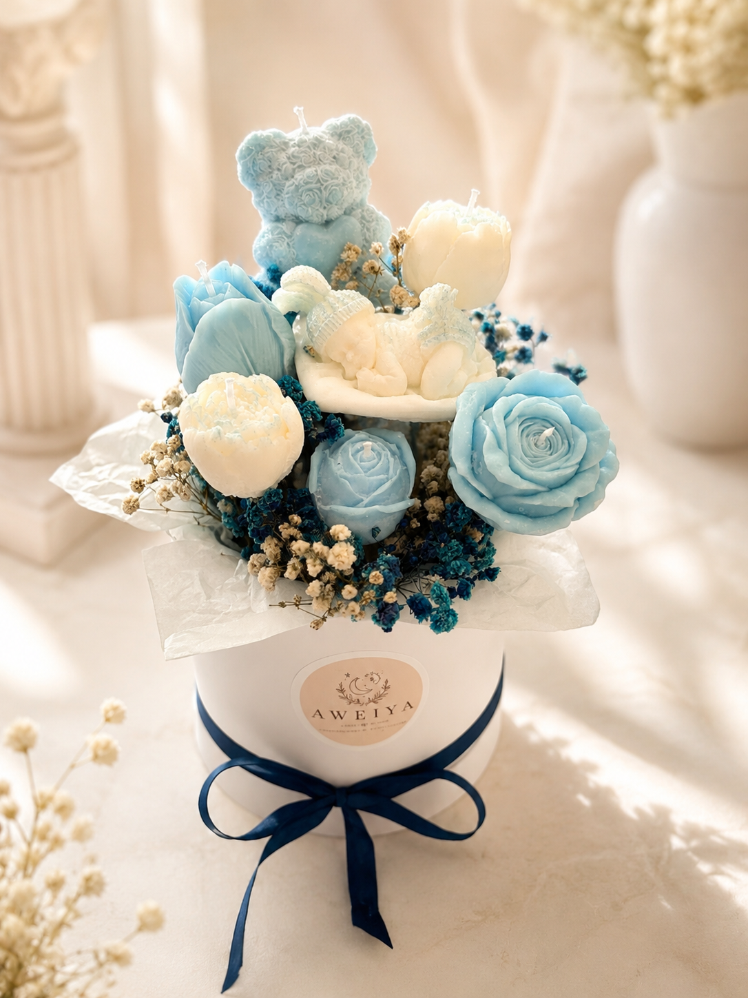 Handmade Baby Candle Bouquet