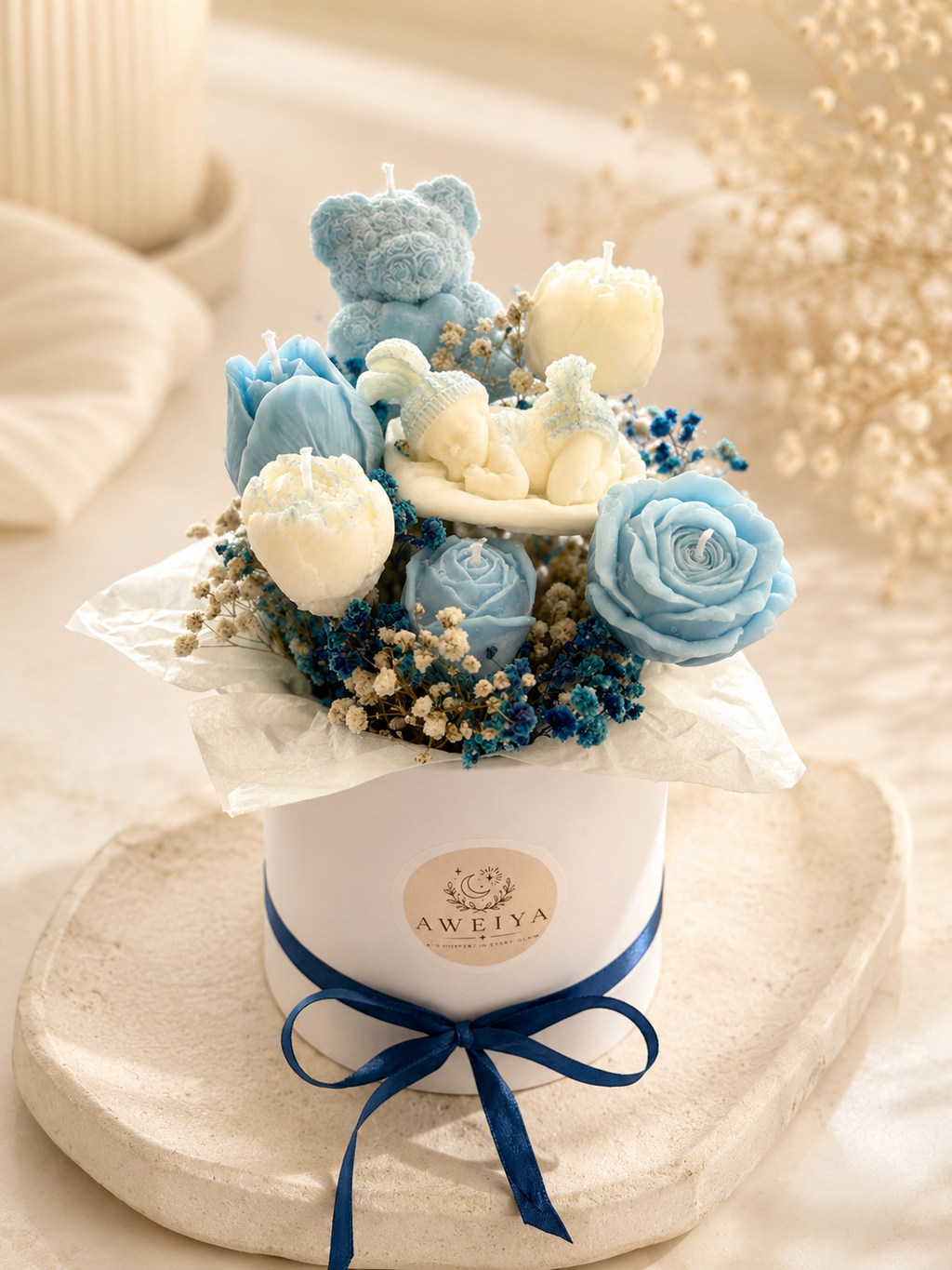 Handmade Baby Candle Bouquet